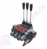 product 40 Liter Monoblock Regelventill, 3PF40 , drei Spulen , G 3/8" , open center Spule , 3PF40 A1A1A1 GKZ1 thumb