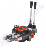 product 80 Liter Monoblock Regelventil, 2PK80 , zwei Spulen , G 1/2" , open center Spule , 2PK80 AK31AK31 GKZ1 thumb