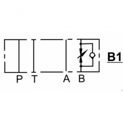 product NG6 (CETOP 3) Modulares Stromregelventil , MTC 02 B , 30 L/min, B port image thumb
