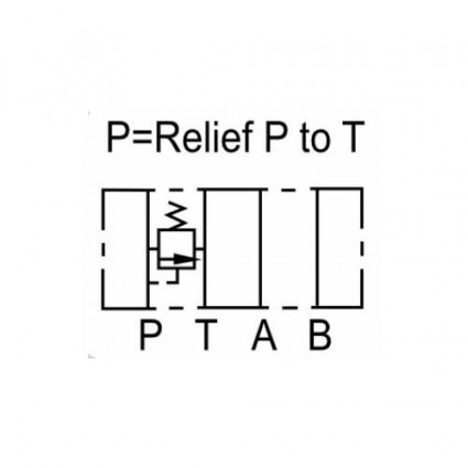 product NG10 (CETOP 5) modular pressure relief valve, MR 03 P , 70 L/min, P port image thumb