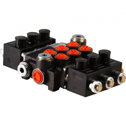 product 50 Liter Magnetgesteuertes Regelventil, 3Z50 , 3 Spulen , G 3/8" , open center Spule , 24 V image thumb