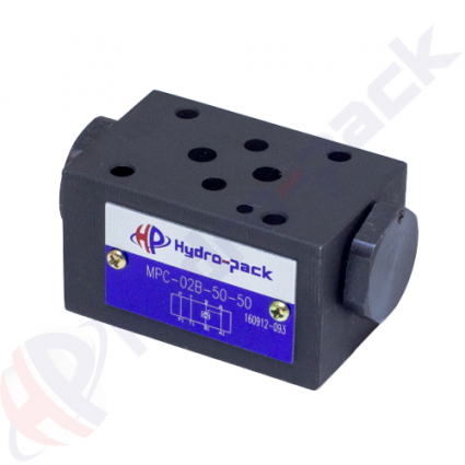 product NG6 (CETOP 3) Modular Entsperrbare R&uuml;ckschagventil, MPC 02 W , 60 L/min, A & B ports image thumb