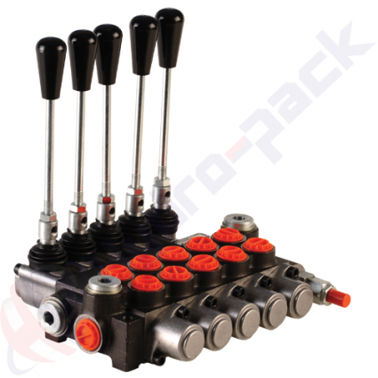 product 40 Liter Monoblock Regelventill, 5P40 , f&uuml;nf Spulen , G 3/8" , open center Spule image thumb