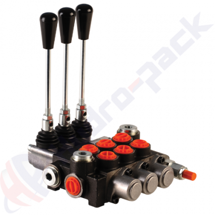 product 40 литра Моноблок управляващ клапан, 3P40 , три макари , G 1/2" , open center макара image thumb
