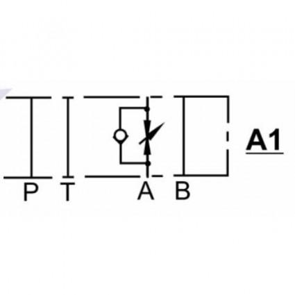 product NG6 (CETOP 3) Modulares Stromregelventil , MTC 02 A , 30 L/min, A port image thumb